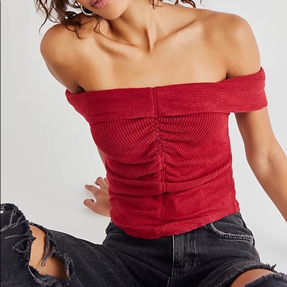 NWT FREE PEOPLE OFF THE SHOULDER TOP